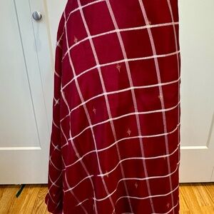 Reversible wrap skirt